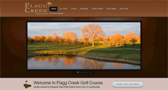 Desktop Screenshot of flaggcreekgolfcourse.org